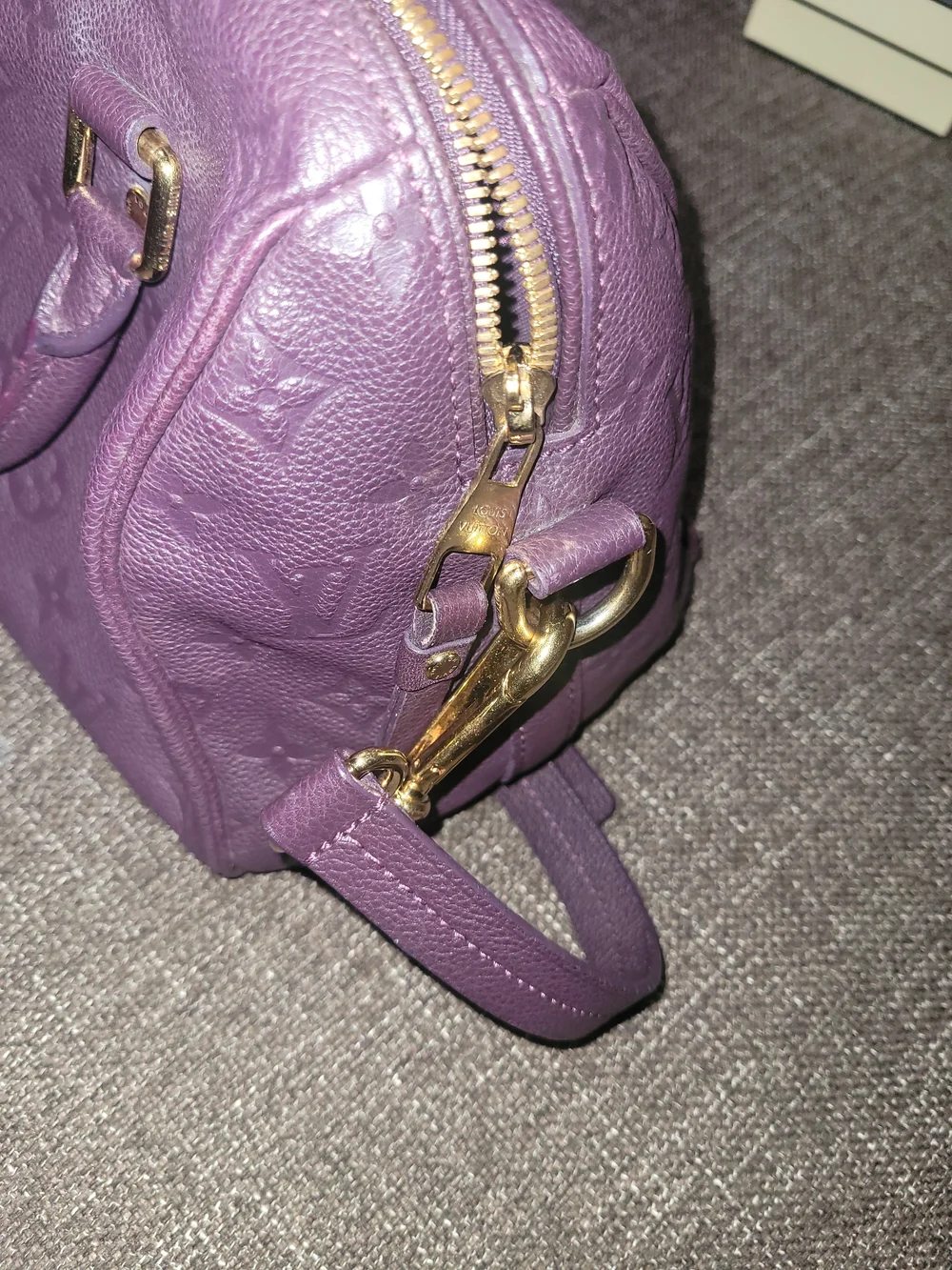 Louis Vuitton luxurious purple